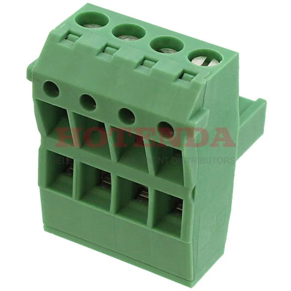 1853036 - Pluggable Terminal Blocks 4 Pos 5.08mm pitch Plug 24-12 AWG Screw