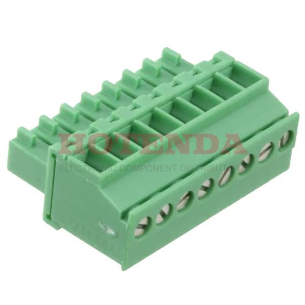 1863217 - Terminal Block; Plug; 8 A; 160 V; 3.5 mm; 8; Screw; 2.5 kV; 160 V; Polyamide