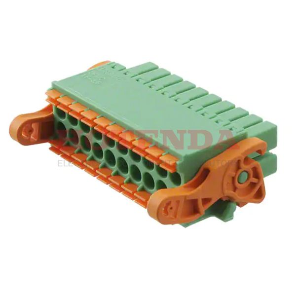 1790564 - Pluggable Terminal Blocks 10 Pos 3.5mm Dbl Row Plug 24-16AWG Spring