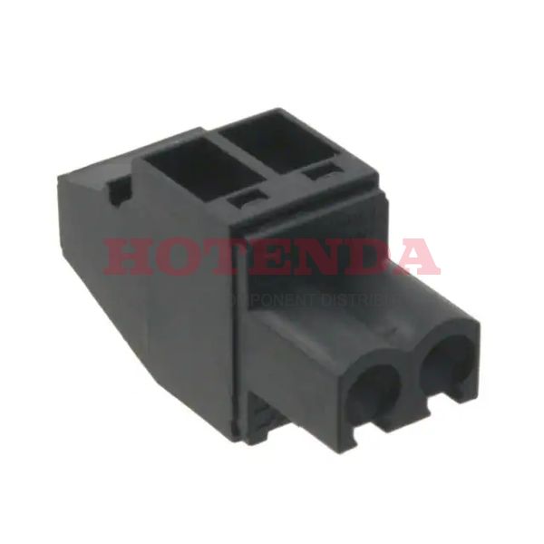 1949020000 - Box 0.200 5.08mm Black 1 Levels Free Hanging (In-Line) Plug, Female Sockets Omnimate BL Polybutylene Terephthalate (PBT) Tin Copper Alloy