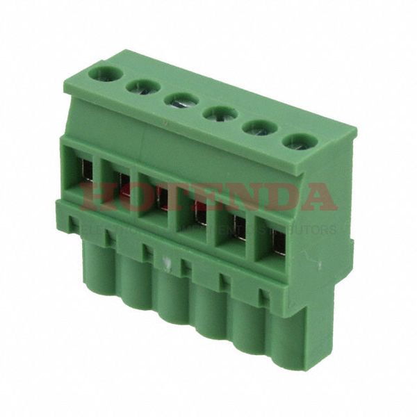 OSTTS06515B - TERM BLOCK PLUG 6POS 5.08MM