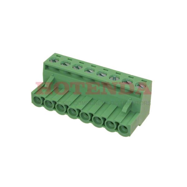0395305008 - Conn Eurostyle Block F 8 POS 5.08mm Screw RA Cable Mount 15A/Contact