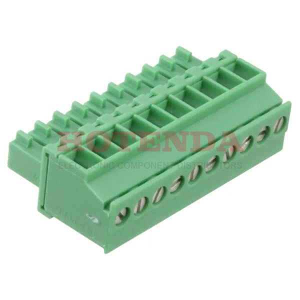 1863233 - Pluggable Terminal Blocks 10 Pos 3.5mm pitch Plug 28-16 AWG Screw