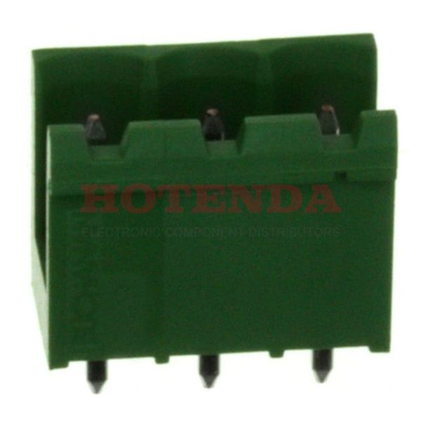 282825-3 - TERM BLOCK HDR 3POS VERT 5.08MM