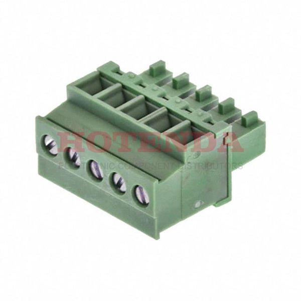 0395138005 - Conn Eurostyle Block F 5 POS 3.81mm Screw ST Cable Mount 8A/Contact