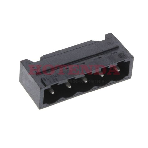 1838240000 - WEIDMULLER 1838240000 Wire-To-Board Connector, Top Entry, 5 Contacts, Header, 5.08 mm, Through Hole, 1 Rows