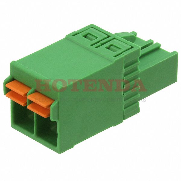 1732742 - Pluggable Terminal Blocks 2 Pos 5mm pitch Plug 24-16AWG Spring