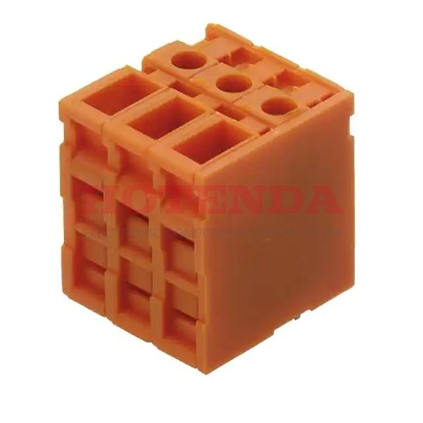 1749170000 - 0.300 7.62mm Orange Bulk Polyamide (PA), Nylon Through Hole Vertical with Board Screw - TOP Clamp 1 Levels 10-26 AWG TOP4GS