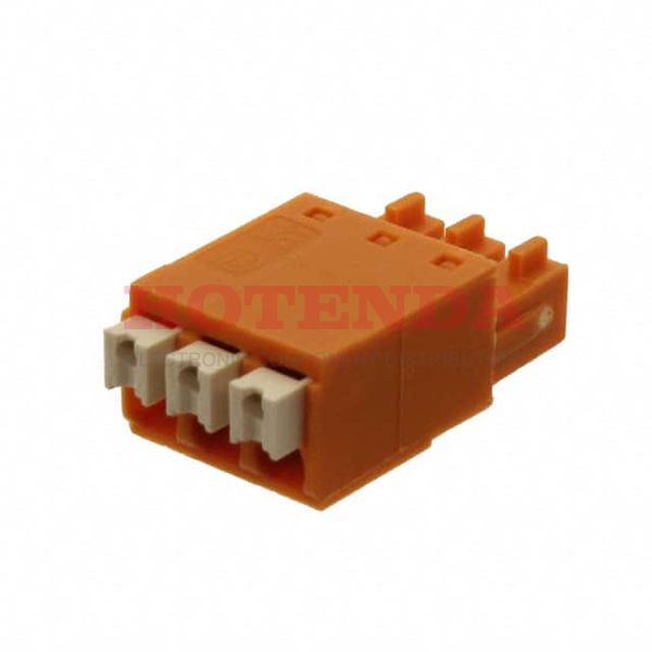 1969100000 - TERM BLOCK PLUG 3POS STR 3.81MM