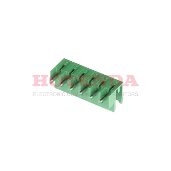 1735840 - Bulk 0.200 5.08mm Green 1 Levels Through Hole Header, Male Pins, Shrouded (2 Side) COMBICON MSTBW Polybutylene Terephthalate (PBT)