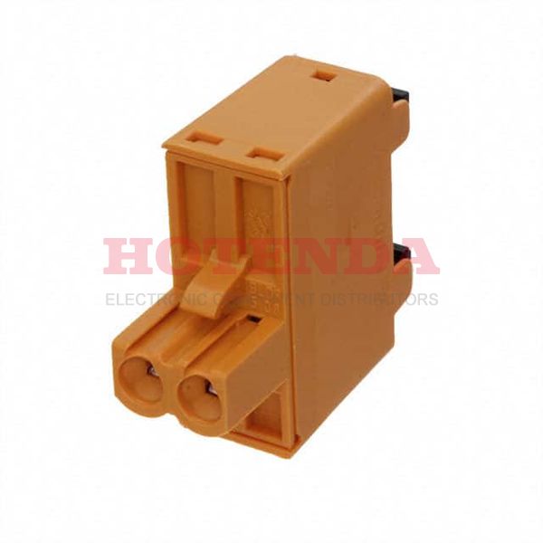 1001150000 - TERM BLOCK PLUG 2POS STR 5.08MM