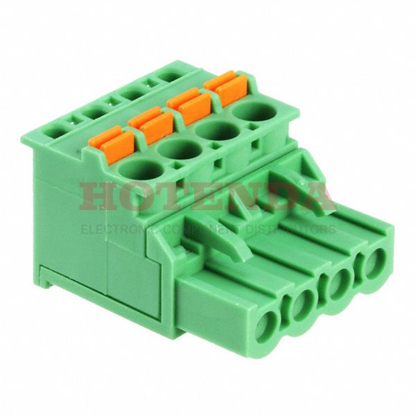 1873977 - Pluggable Terminal Blocks 4 Pos 5.08mm pitch Plug 24-12AWG Spring