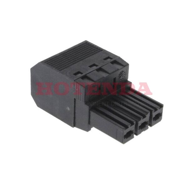 1060400000 - TERM BLOCK PLUG 3POS STR 7.62MM