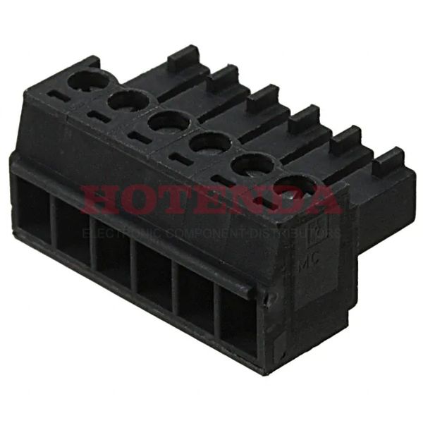 1839652 - TERM BLOCK PLUG 6POS STR 3.81MM