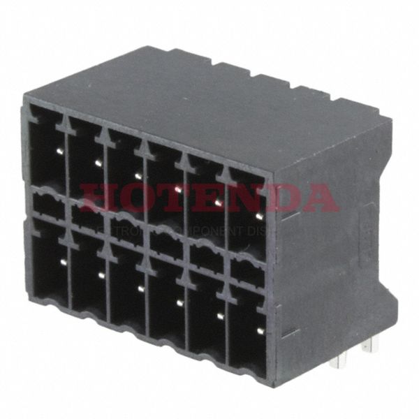 1953758 - Wire-To-Board Connector, MCDN Series, Through Hole, Header, 6, 3.5 mm, Tin Plated Contacts