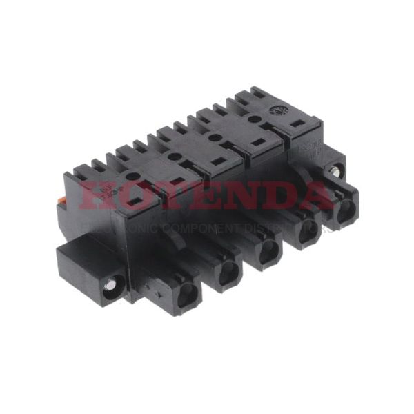 1043940000 - TERM BLOCK PLUG 5POS STR 7.62MM