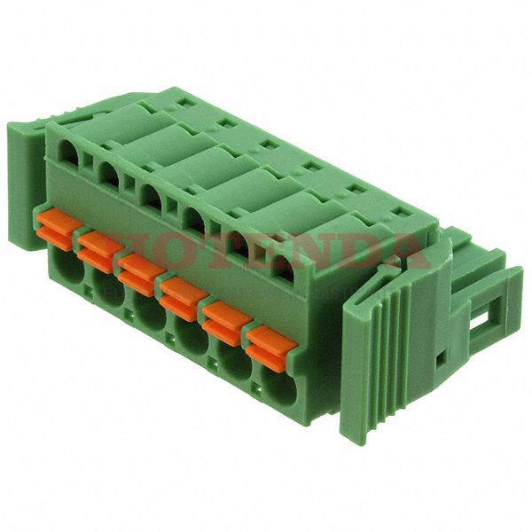 1925731 - Pluggable Terminal Blocks 6 Pos 5.08mm pitch Plug 24-12AWG Spring
