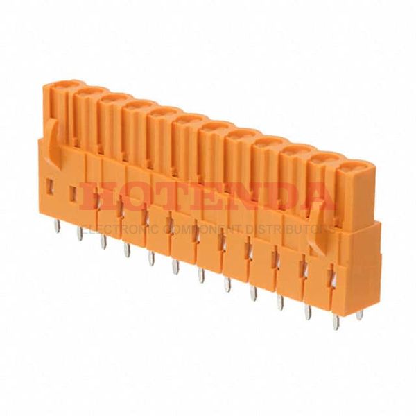 1630810000 - Conn Board to Board SKT 12 POS 5.08mm Solder ST Thru-Hole Box