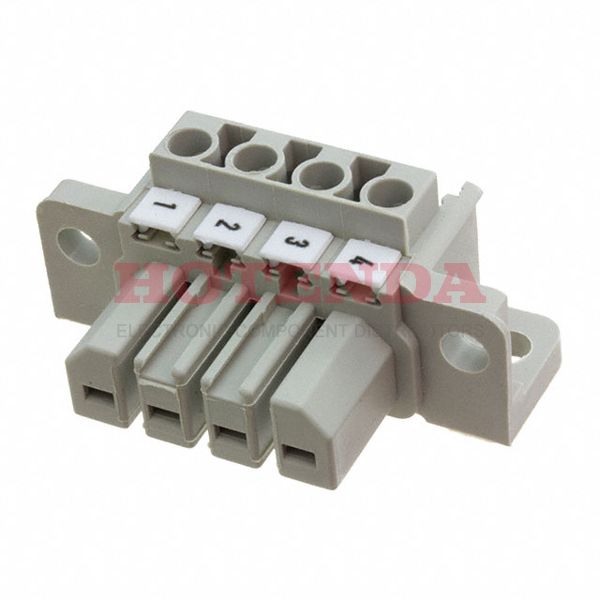 1612020000 - TERM BLOCK PLUG 4POS 90DEG 7MM