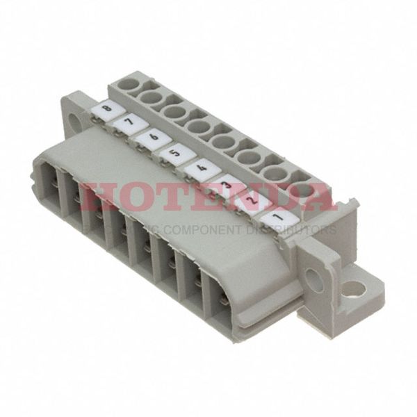 1612130000 - TERM BLOCK PLUG 8POS STR 7MM