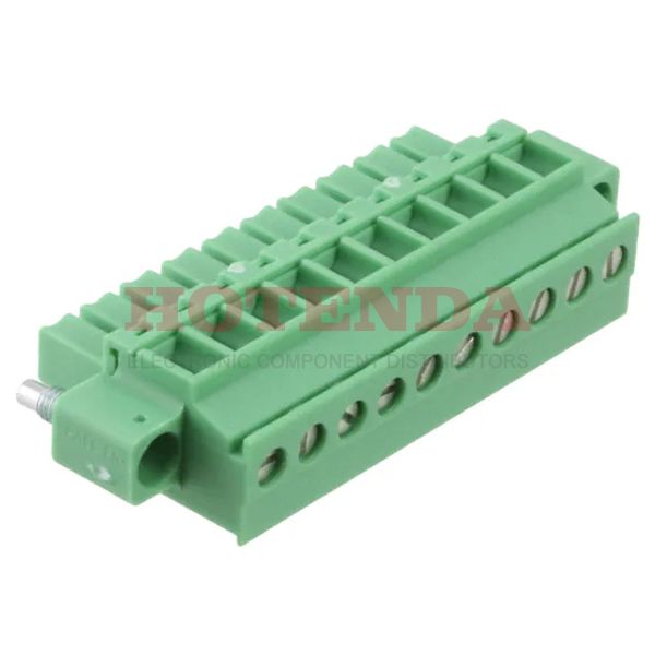 1863084 - Pluggable Terminal Blocks 10 Pos 3.5mm pitch Plug 28-16 AWG Screw