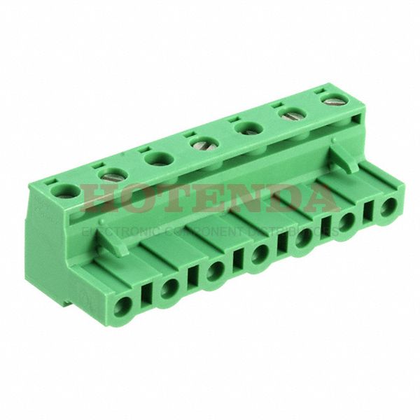 1767054 - Bulk 0.300 7.62mm Green 1 Levels Free Hanging (In-Line) Plug, Female Sockets COMBICON GMSTB Polyamide (PA), Nylon