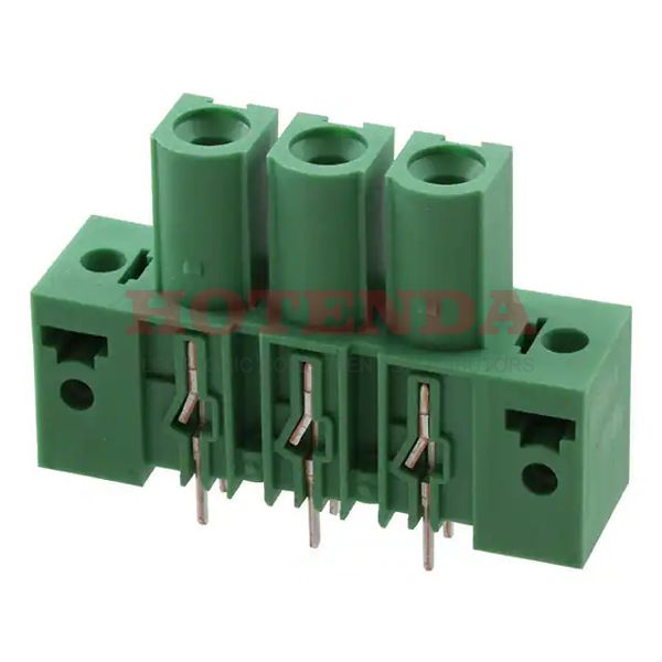 1969784 - Conn Wire to Board HDR 3 POS 10.16mm Solder ST Thru-Hole