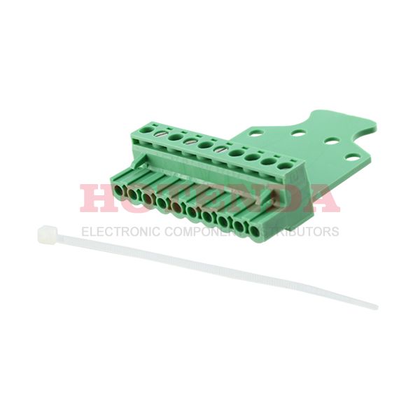 1759004 - Bulk 0.197 5.00mm Green 1 Levels Free Hanging (In-Line) Plug, Female Sockets COMBICON MSTB Polyamide (PA), Nylon