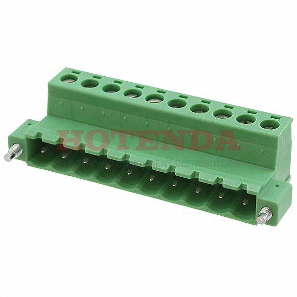 1825394 - Pluggable Terminal Blocks 10 Pos 5.08mm Invert Plug 24-12AWG Screw