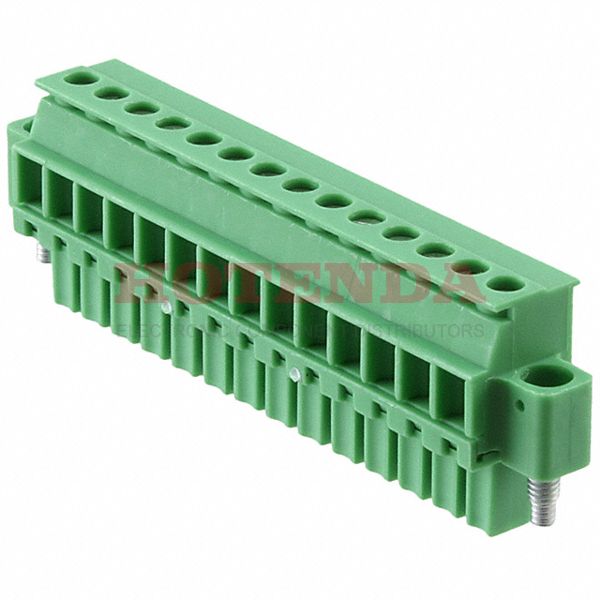 1828618 - Pluggable Terminal Blocks 14 Pos 3.81mm pitch Plug 28-16 AWG Screw