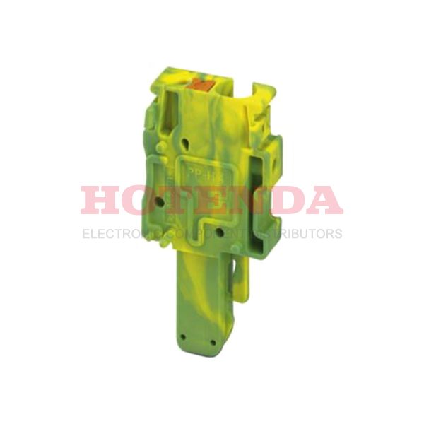 3211987 - Bulk Green, Yellow 1 Levels Free Hanging (In-Line) Plug, Female Sockets CLIPLINE COMBI PP-H