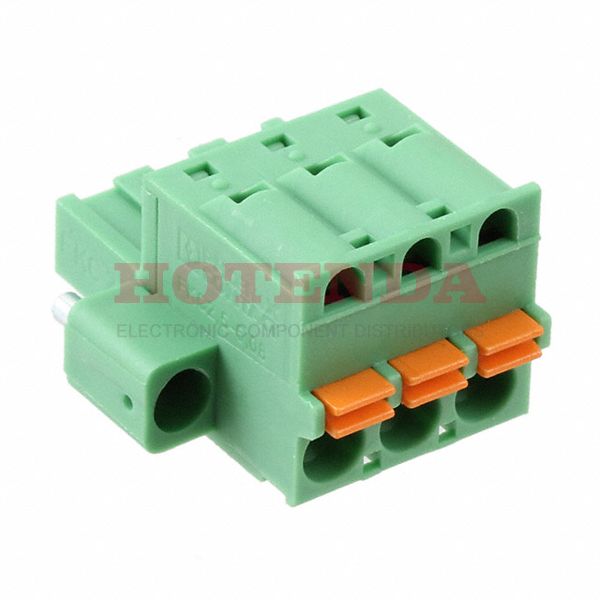 1796005 - Bulk 0.200 5.08mm Green 1 Levels Free Hanging (In-Line) Plug, Female Sockets COMBICON FKC Polyamide (PA), Nylon Tin