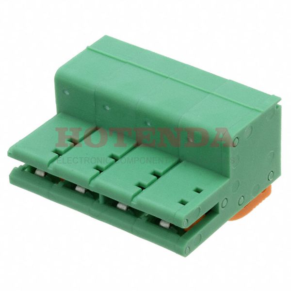 1883161 - Bulk 0.295 7.50mm Green 1 Levels Free Hanging (In-Line) Plug, Card Edge COMBICON ZEC Polyamide (PA), Nylon Tin
