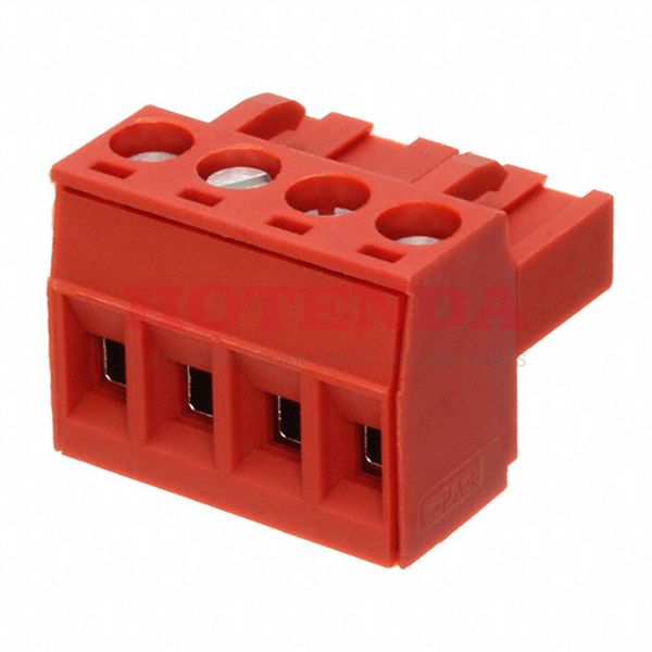 1898826 - Pluggable Terminal Blocks 4 Pos 5mm pitch Plug 24-12 AWG Screw