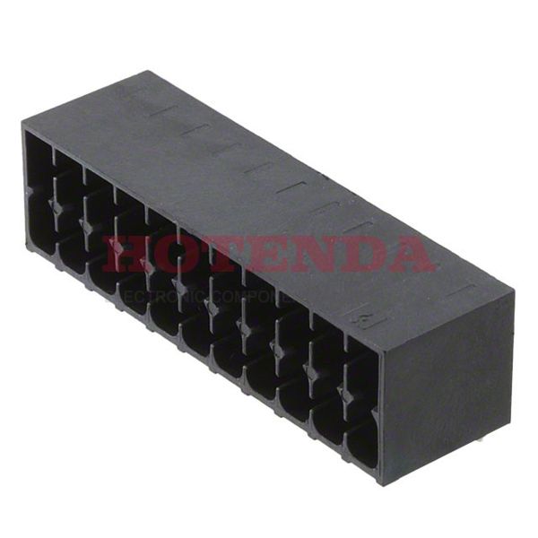 1786921 - Pluggable Terminal Blocks 11 Pos 3.5mm Dbl Row Through Hole Header