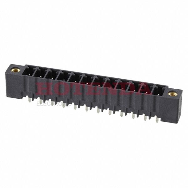 1707735 - Bulk 0.150 3.81mm Black 1 Levels Through Hole Header, Male Pins, Shrouded (4 Side) COMBICON MCV Liquid Crystal Polymer (LCP) Tin