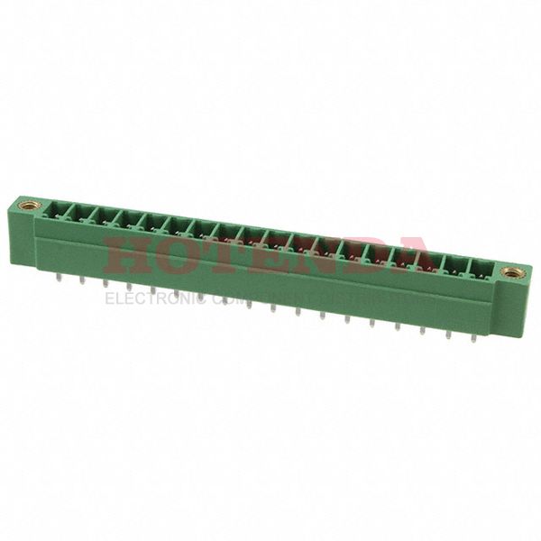 1844948 - Bulk 0.150 3.81mm Green 1 Levels Through Hole Header, Male Pins, Shrouded (4 Side) COMBICON MCV Polybutylene Terephthalate (PBT)