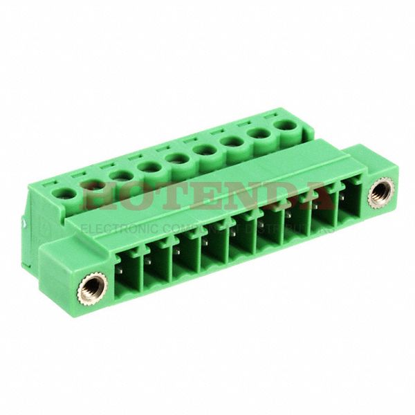 1858109 - Pluggable Terminal Blocks 9 Pos 3.81mm Invert Plug 28-16AWG Screw