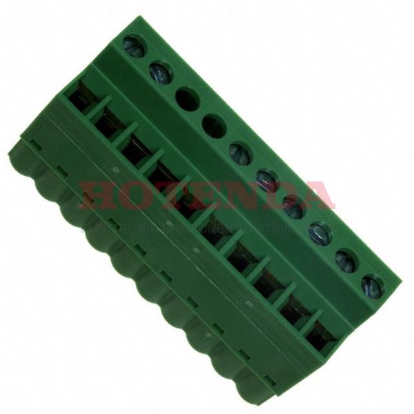 1779495 - Bulk 0.197 5.00mm Green 1 Levels Free Hanging (In-Line) Plug, Female Sockets COMBICON FRONT-MSTB Polyamide (PA), Nylon Tin