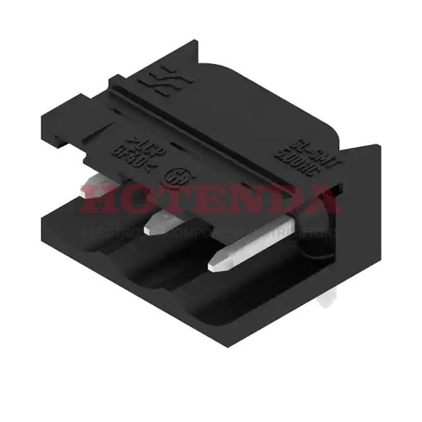 1839900000 - Conn Shrouded Header M 3 POS 5mm Solder RA Thru-Hole Box