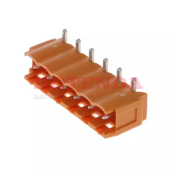 1580900000 - Conn Shrouded Header HDR 6 POS 5mm Solder RA Thru-Hole Box