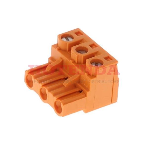 1627930000 - TERM BLOCK PLUG 3POS STR 7.5MM