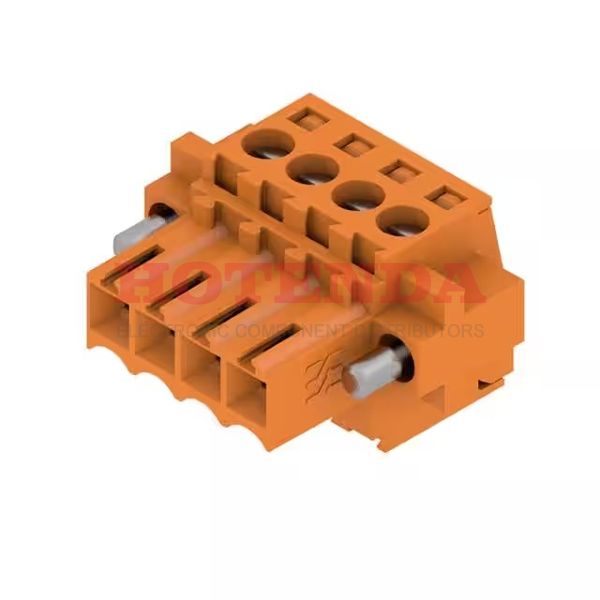 1606660000 - WEIDMULLER 1606660000Pluggable Terminal Block, 4 Ways, 300 V, 10 A, 3.5 mm, 28 AWG, 14 AWG