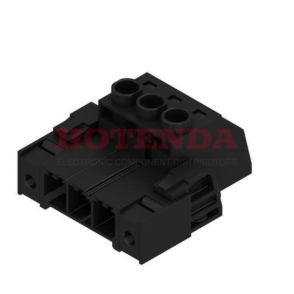 1931970000 - TERM BLOCK PLUG 3POS STR 7.62MM