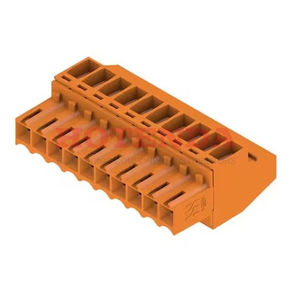 1638630000 - WEIDMULLER 1638630000Pluggable Terminal Block, 10 Ways, 300 V, 10 A, 3.5 mm, 28 AWG, 14 AWG