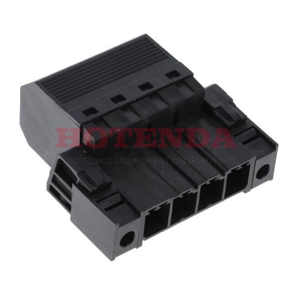 1060980000 - TERM BLOCK PLUG 4POS STR 7.62MM