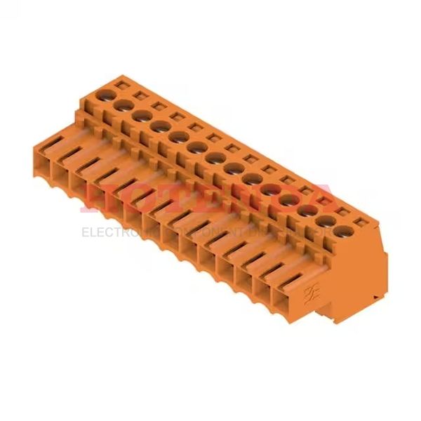 1597480000 - Conn Terminal Block F 14 POS 3.5mm Screw RA Cable Mount 10A Box