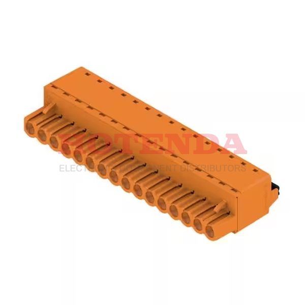 1013840000 - TERM BLOCK PLUG 16POS STR 5.08MM
