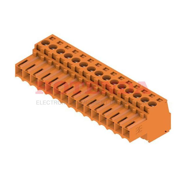 1597490000 - Conn Terminal Block SKT 15 POS 3.5mm Screw RA Cable Mount 10A Box