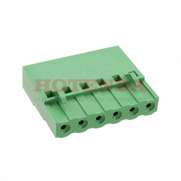 1986160-6 - Box 5.08mm Green 1 Levels Polyester